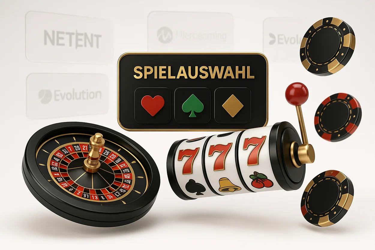 Casino Spielauswahl - Top Software Anbieter und Spielekategorien